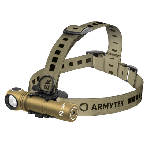 Armytek - Налобний ліхтар Wizard C2 Pro - Магнітний зарядний пристрій - 2500 лм - 18650 - Пісок - F08701CS - Ліхтарики на голову