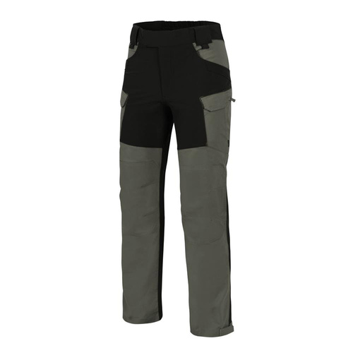 Helikon - Штани для вулиці Hybrid Outback Pants® - DuraCanvas® - Taiga Green / Чорний - SP-HOP-DC-0901A - Штани тактичні