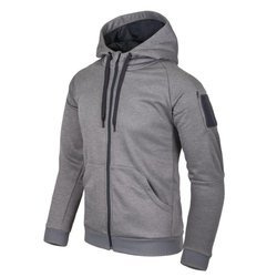 Helikon - Толстовка на блискавці Urban Tactical Hoodie® - Поліестер - Сірий меланж - BL-UHF-PO-M3