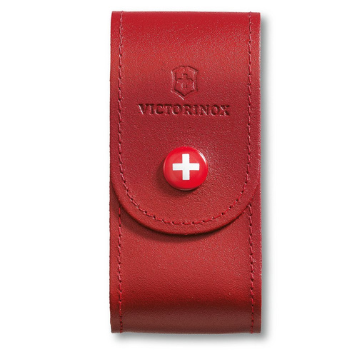 Victorinox - Кожаный чехол для карманного ножа - Красный - 4.0521.1 - Чехлы