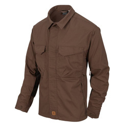 Helikon - Woodsman Shirt - Earth Brown/Black - KO-WDN-DC-0A01A