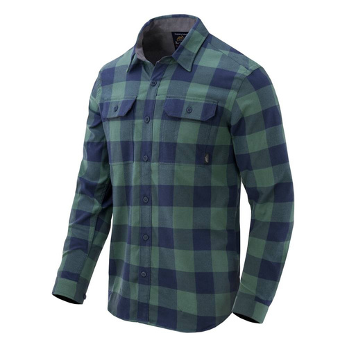 Helikon - Сорочка Greyman - Moss Green Checkered - KO-GMN-NS-PG - Тактичні сорочки