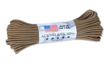 Atwood Rope MFG - Паракорд 550-7 - 4 мм - Койот коричневый - 30,48 м