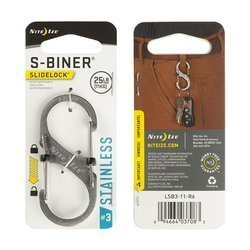 Nite Ize - Kaрабин S-Biner® SlideLock® Stainless Steel #3 - Stainless - LSB3-11-R6