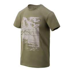 Helikon - Футболка Adventure Is Out There - Olive Green - TS-AIO-CO-02