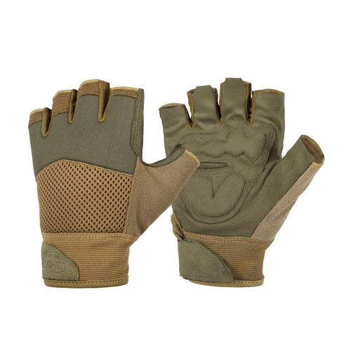 Helikon - Тактичні рукавички Half Finger Mk2 - Olive Green / Coyote - RK-HF2-NE-0211A - Тактичні рукавиці