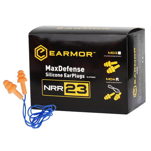 Earmor - Силіконові беруші MaxDefense - 100 шт. - M04 - Аксесуари для навушників