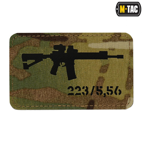 M-Tac - AR-15 223/5.56 Laser Cut patch - Multicam/Black - 51111802 - Нашивки