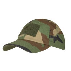 Helikon - Тактическая кепка - PolyCotton Ripstop - Woodland - CZ-BBC-PR-03