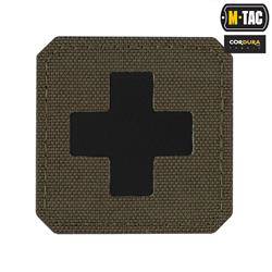 M-Tac - Нашивка Medic Cross Laser Cut - Cordura 500D - Ranger Green/Czarny - 51122232