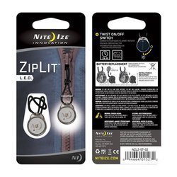 Nite Ize - ZipLit LED Zipper Light 2 Pack - White - NZL2-07-02