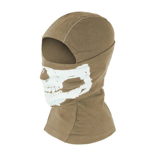 101 Inc. - Хлопковая балаклава с одним отверстием Balaclava Skull - Песок - 214278 - Балаклавы