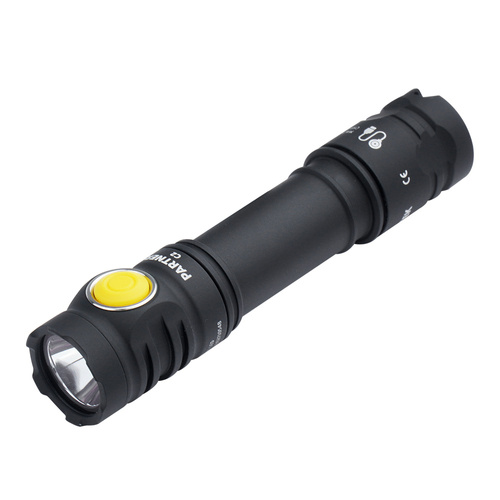 Armytek - Светодиодный фонарь Partner C2 - Белый свет - 1100 лм - 18650 - Черный - F07802C - Тактические фонари