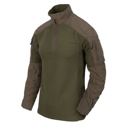 Helikon - Рубашка тактическая MCDU Combat Shirt® - NyCo Ripstop - RAL 7013 / Olive Green - BL-MCD-NR-8102A - Боевые рубашки