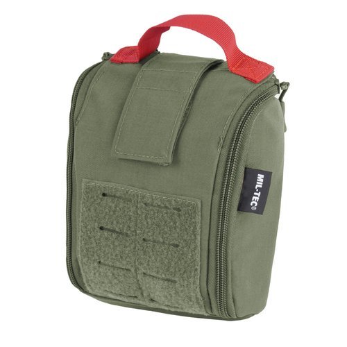 Mil-Tec - IFAK Pouch Laser Cut First Aid Kit - Green OD - 13491001 - Подсумки медицинские 