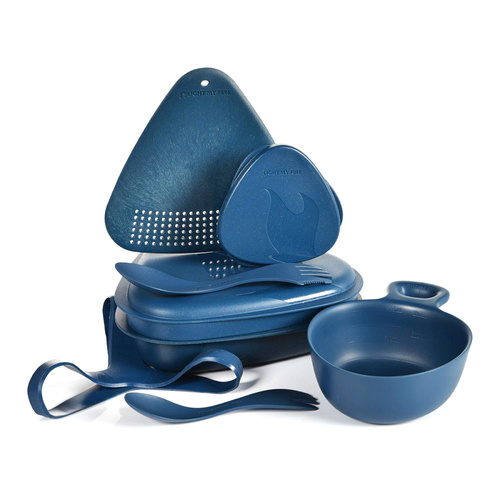 Набор посуды Light My Fire - Outdoor MealKit™ - 8 предметов - HazyBlue - 2418410910 - Наборы туристической посуды