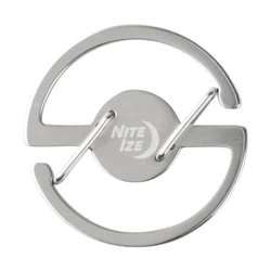 Nite Ize - Карабін для ключів Medallion™ Key Carabiner - сталь - срібло - MKC-11-R3