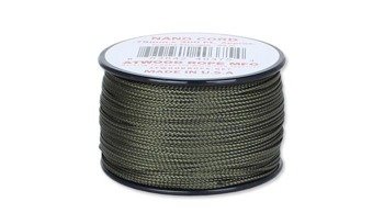 Мотузка Atwood Rope MFG - Nano Cord - 0,75 мм - Olive Drab - Котушка 91,5м