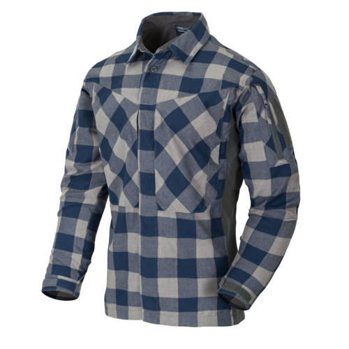 Helikon - Сорочка MBDU Flannel Shirt® - Slate Blue Checkered - KO-MBD-PO-C0 - Тактичні сорочки