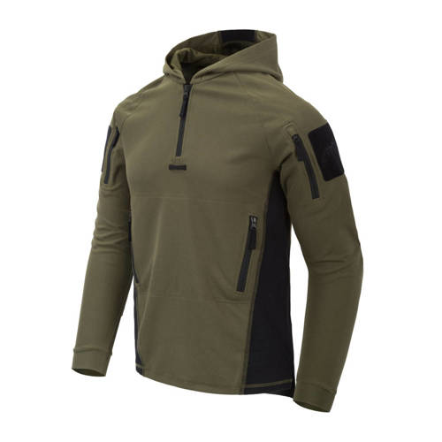 Helikon - Кофта тактична Range Hoodie® - Olive Green / Чорний - BL-BRH-TC-0201A - Худі Helikon