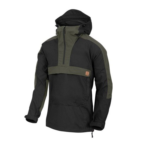 Helikon - Куртка Anorak Woodsman® - Чорний / Taiga Green/ Taiga Green - KU-WDN-DC-0109A  - Військові куртки