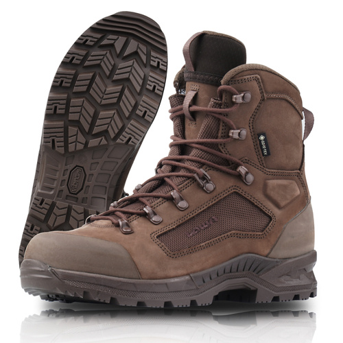 Lowa - Тактичні черевики Breacher GTX N MID Boots - Кордура - Gore-Tex - Vibram - Темно-коричневий - 210115C30 0493 - Берци