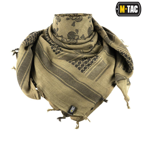 M-Tac - Слінг Shemagh - Pirate Skull - Оливковий/Чорний - 40903001 - Бандани, арафатки, шарфи-труби