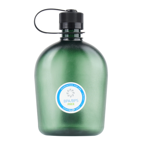 Nalgene - Oasis Canteen 32oz Sustain - 38mm Thread - 1L - Foliage Green - 1777-9910 - Бутилки для води, гідратори, казанки