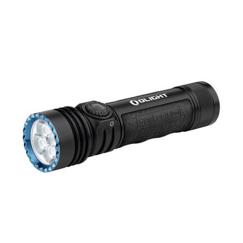 Olight - Тактичний ліхтар Seeker 4 Pro Cool White - 4600 люмен - 5000 мАг - Seeker 4 Pro CW (Matte Black) - Тактичні ліхтарики