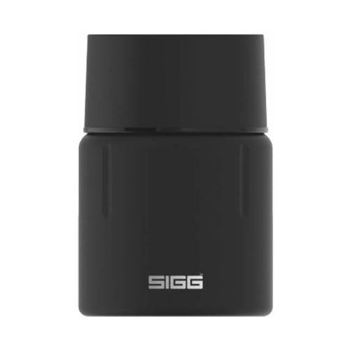 SIGG - Харчовий термос з чашею та виделкою Gemstone Obsidian Food Jar - 0.5 л - чорний - 8733.90 - Термоси і термокружки